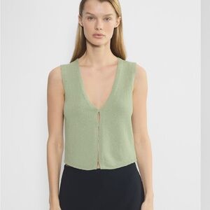 basque sweater vest aritzia